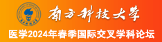 大屌干美妇xxav南方科技大学医学2024年春季国际交叉学科论坛